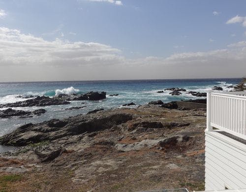 寝室からの景色