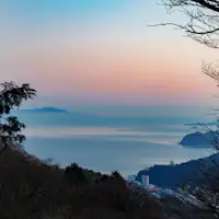 相模湾を一望する空中テラス