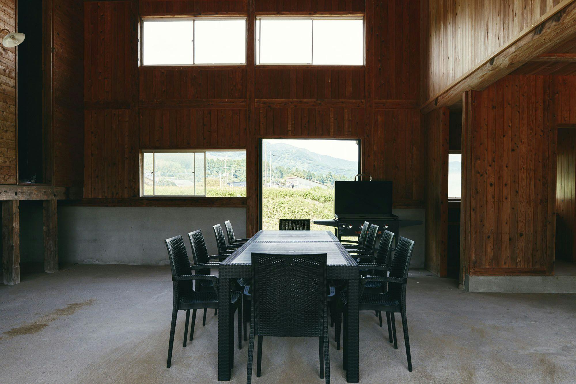 鉄板焼きスペース