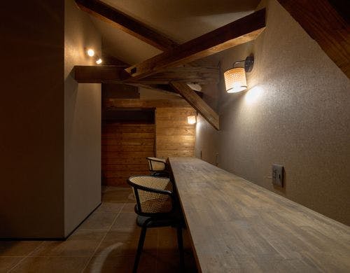 二階ライティングデスク