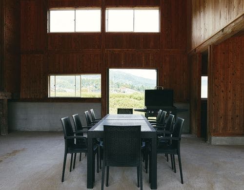 鉄板焼きスペース