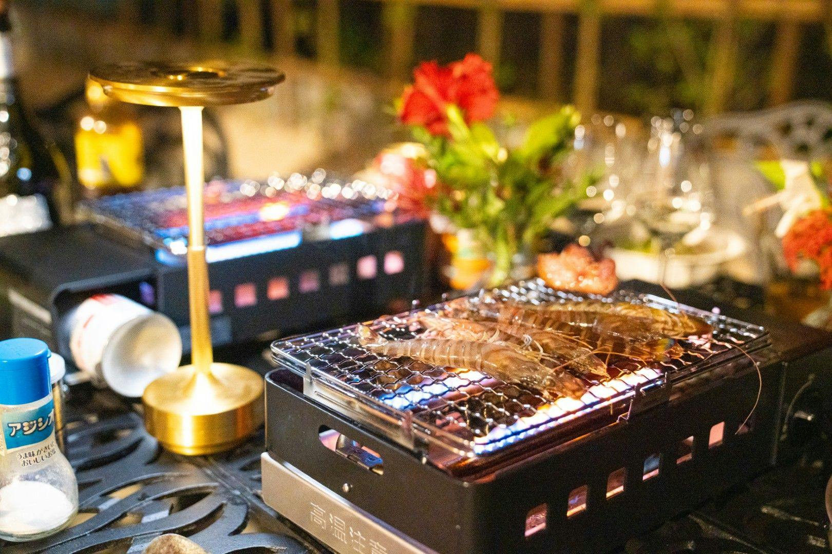 網焼きカセットコンロ：2,200円(税込)/台