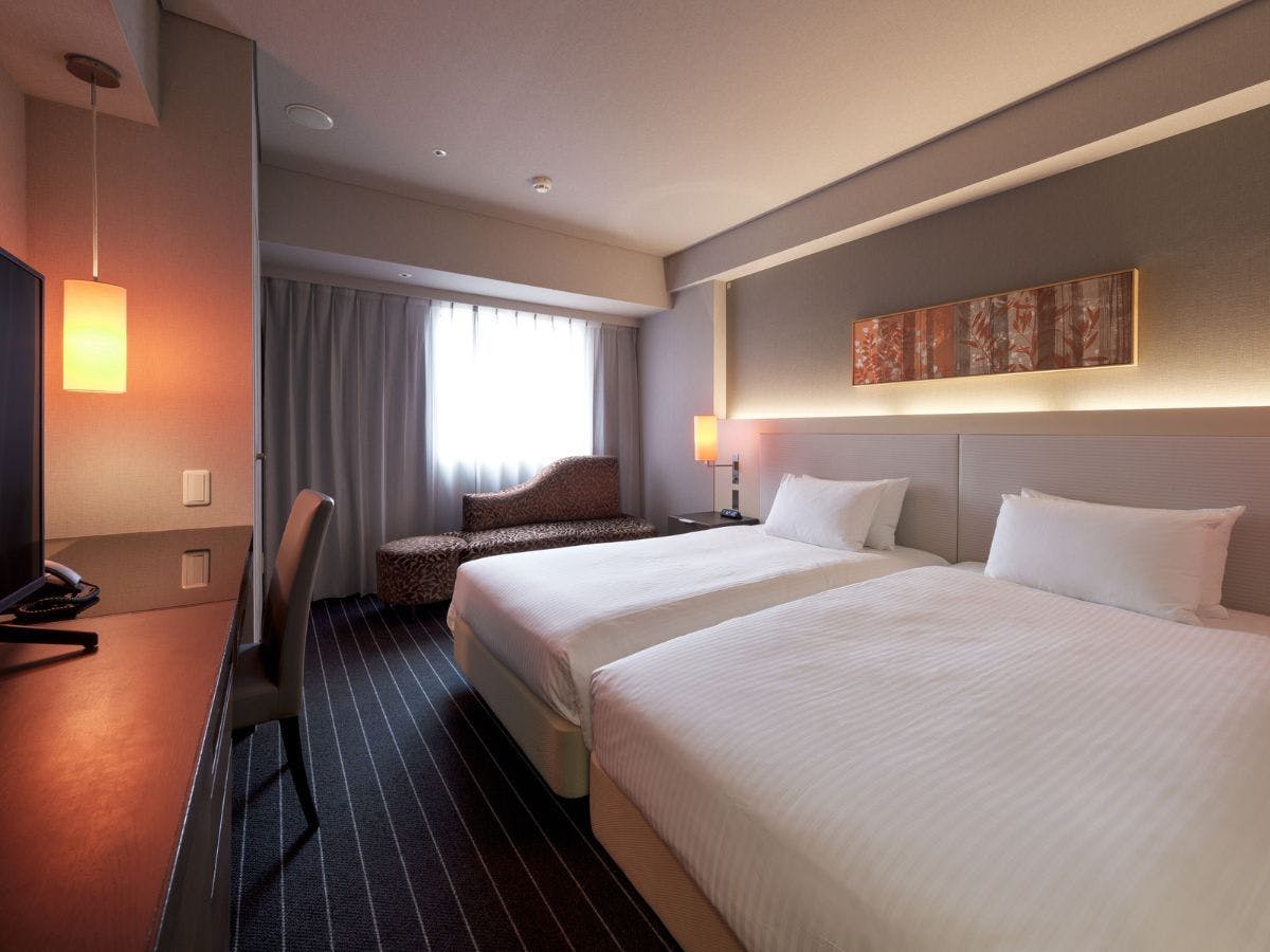 ห้องพักแบบเตียงคู่เพื่อการผ่อนคลาย - ตัวอย่าง