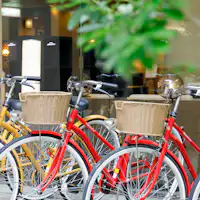 【貸自転車】貸自転車をご利用ください。