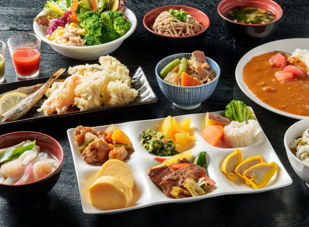 朝食ビュッフェ