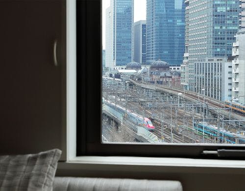 東京ステーションビューダブルルーム眺め