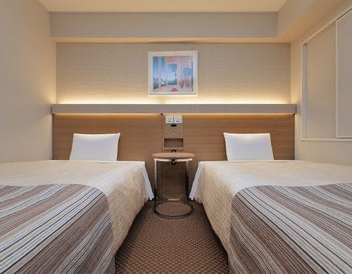 ツインルーム　ベッド1220mm×1950mm2台