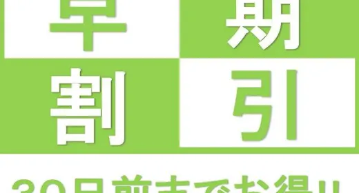 【早期得割】NetDE早割30日前プラン【バイキング朝食&大浴場完備】