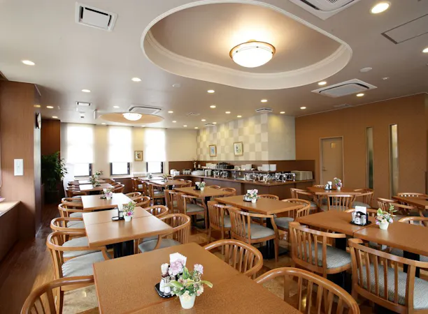 朝食会場