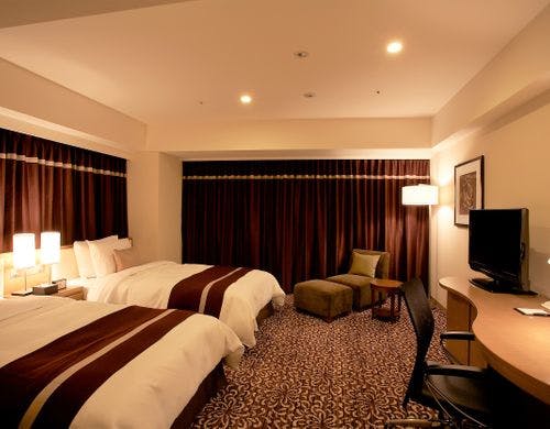 【客室】コーナーデラックスツインルーム