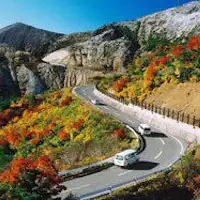 ใบไม้เปลี่ยนสีที่ฟุกุชิมะ สกายไลน์