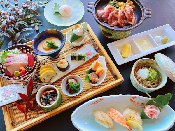 【肥後うまか膳 or 松花堂 or 鯛茶漬け膳】選べる夕食プラン(2食付)