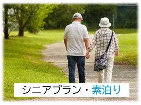 【シニア・ゆったり散策】シンプルステイプラン・60歳以上（素泊まり）