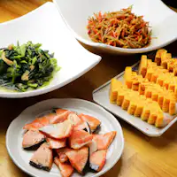 盛り付け例(和食)