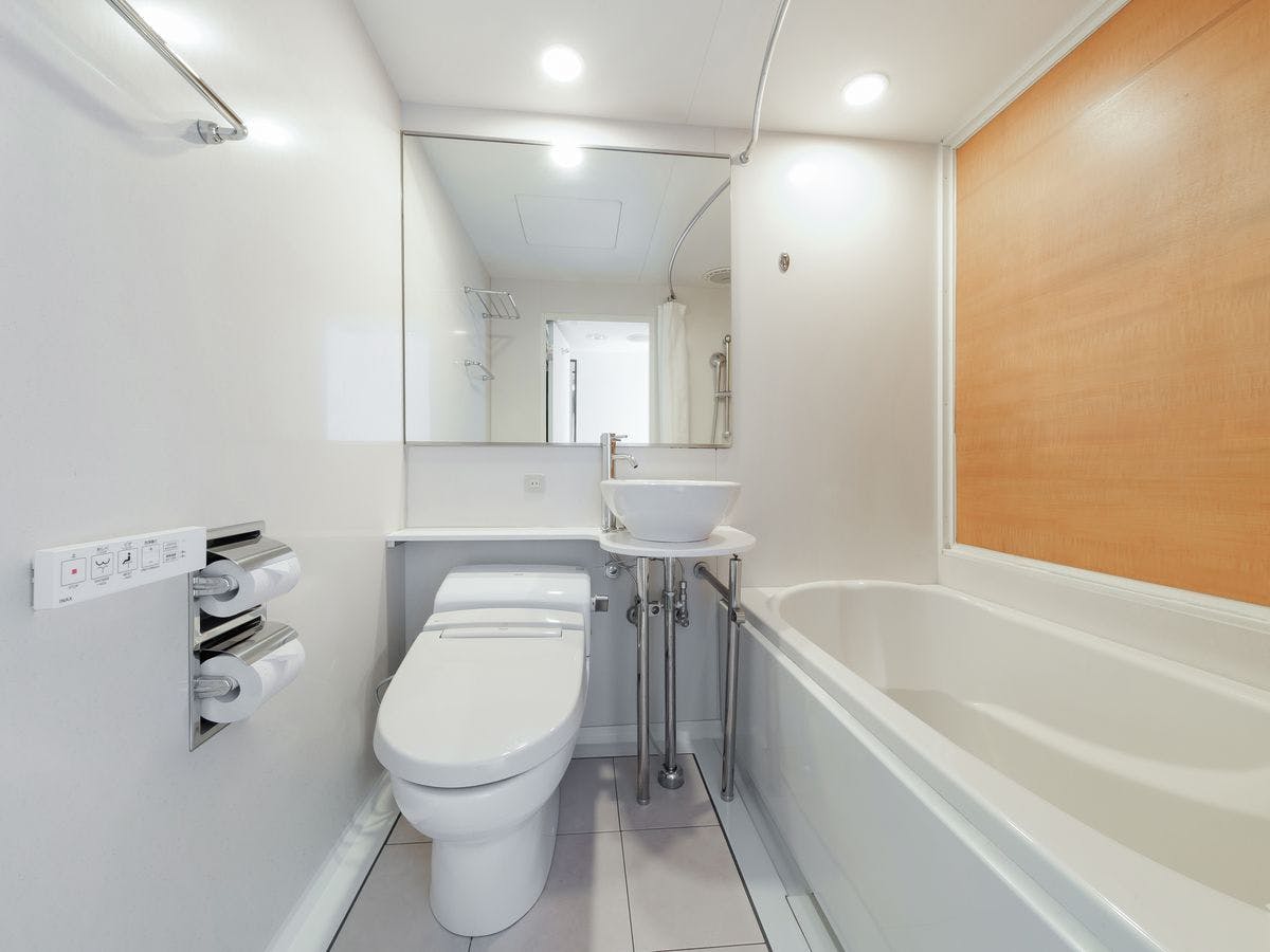 ห้องพักเดี่ยวมาตรฐานพร้อมอ่างอาบน้ำสะดวกสบาย