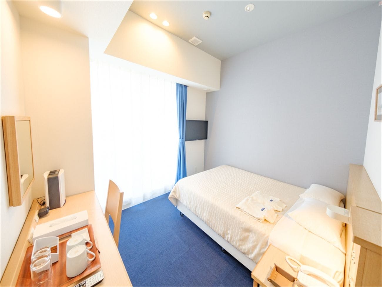 ห้องพักที่สามารถพักผ่อนอย่างสบายแม้สำหรับผู้เข้าพักเพียงคนเดียว