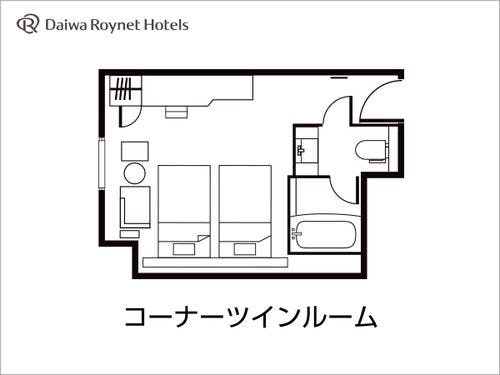 間取り図：コーナーツイン