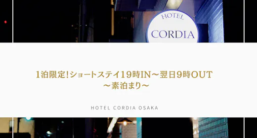 1泊限定!ショートステイ19時IN~翌日9時OUT ~素泊まり~