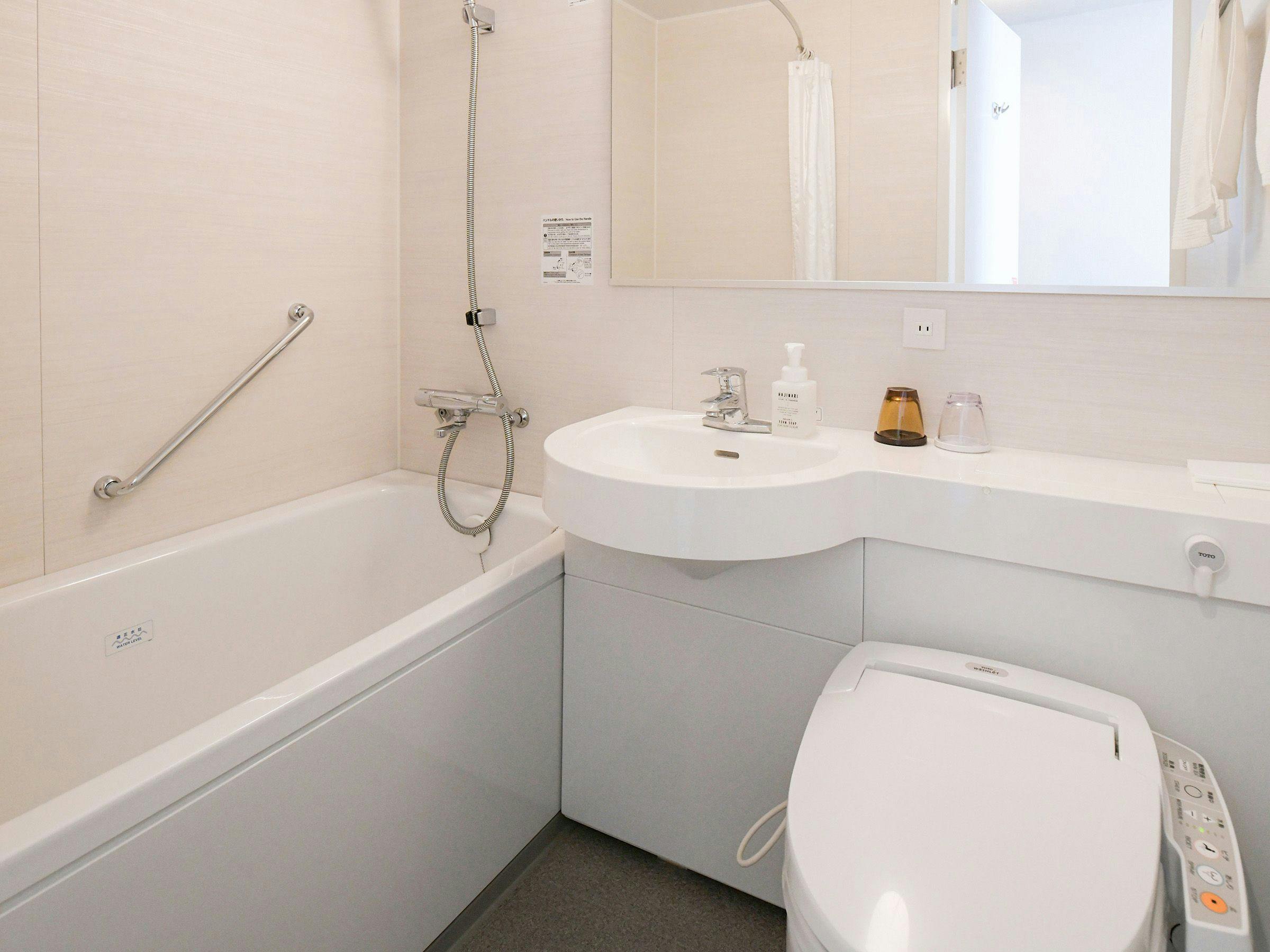 スタンダードシングルのユニットバス