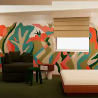 Phòng ART STAY (nghệ thuật) – nghệ thuật bởi Asuka Watanabe