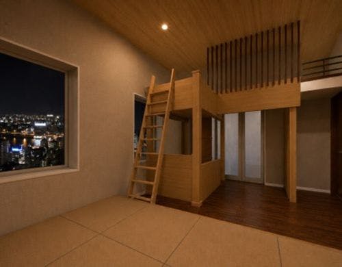 最上階 和洋室スイートルーム（露天風呂）