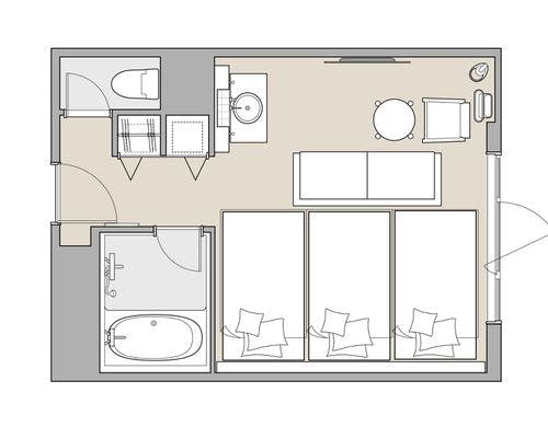 バス、トイレが分かれております。