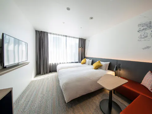 Superior Twin Room with Shower Booth