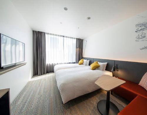 【スーペリアツインルームシャワーブース】