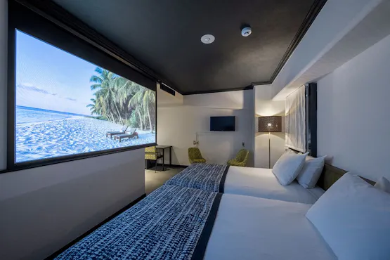 ห้องพักแบบเตียงคู่โรงละคร