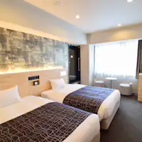 広さ21平米/ベッド幅120cm 露天風呂付