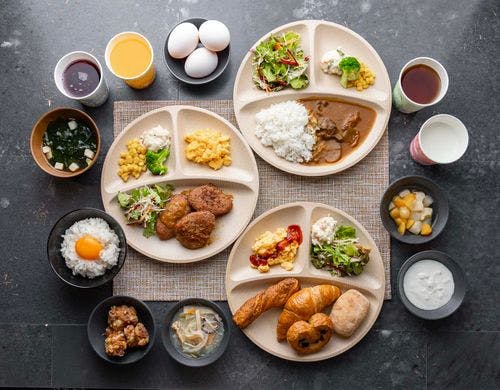 朝食ビュッフェ