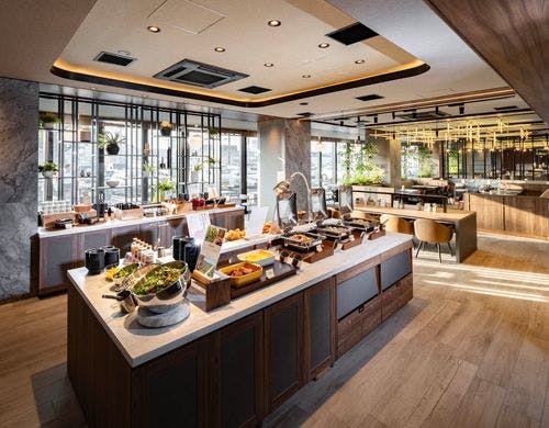 朝食ビュッフェ