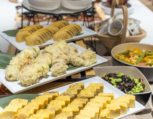 熊本のおいしいが満載　朝食ブッフェ