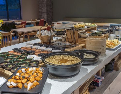 心温まる朝食 一例