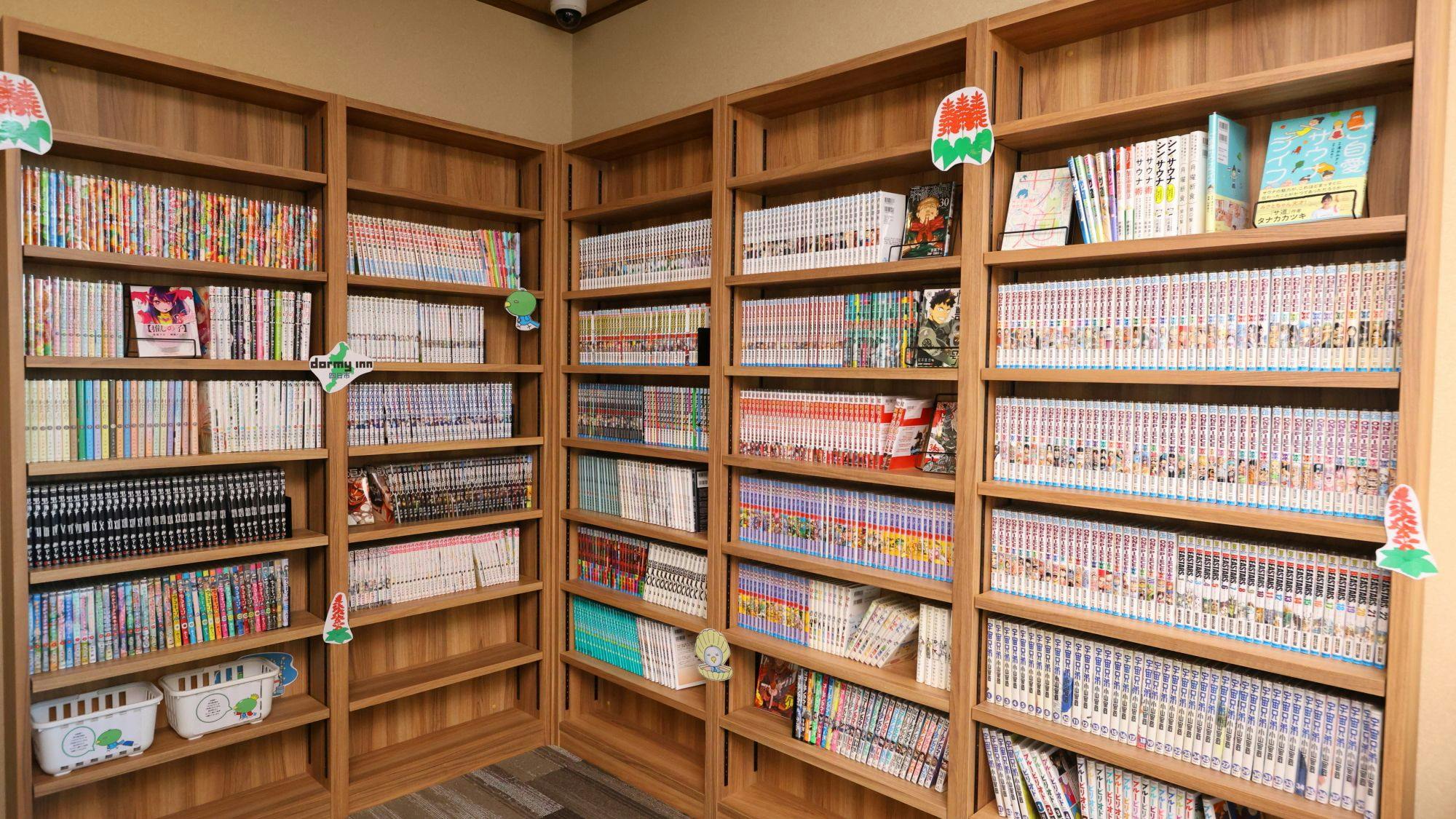 【館内施設】漫画コーナー※イメージ