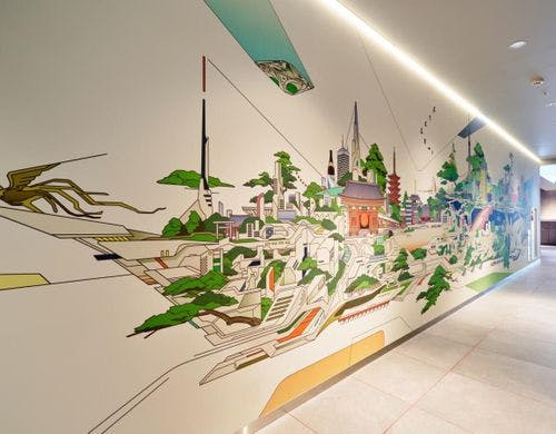 館内アート｜1階廊下