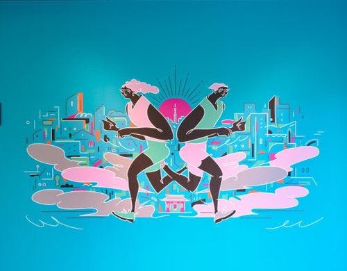 館内アート｜ジム