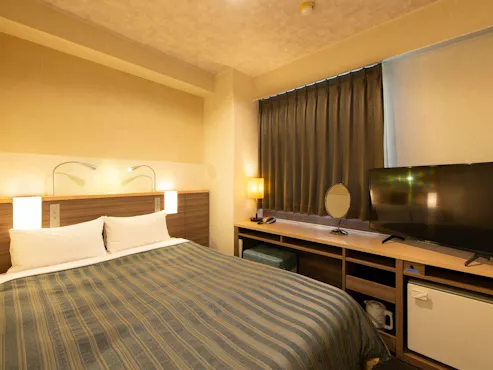 【ปลอดบุหรี่】ห้องดับเบิลแบบประหยัด (ตัวอย่าง)