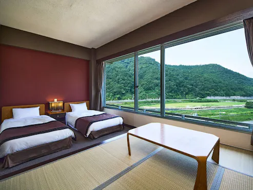 ห้องพักสไตล์ญี่ปุ่นและตะวันตก ขนาด 6 เสื่อทาทามิ