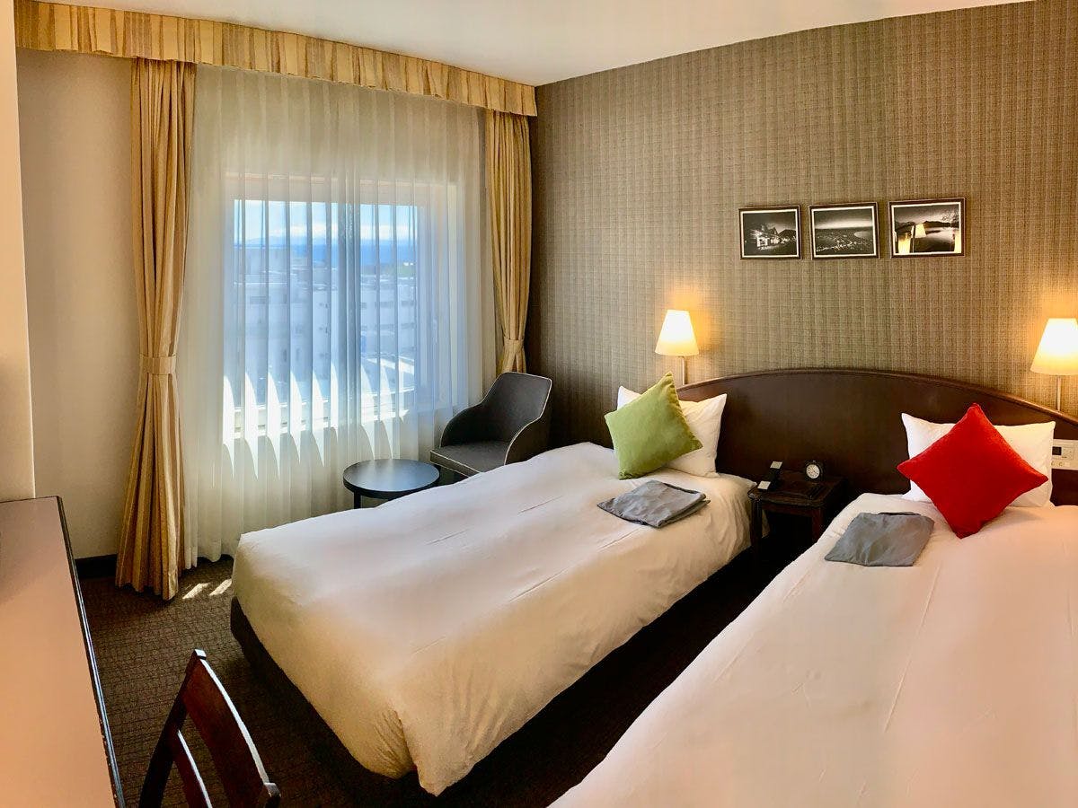 ห้องพักเตียงคู่แบบประหยัด