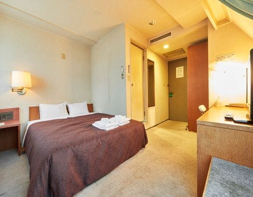 ダブルベッドタイプのお部屋です♪