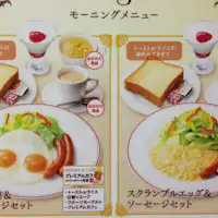 อาหารเช้าแบบตะวันตก (ตัวอย่าง)