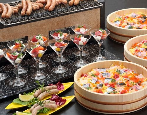 【9月朝食】秋刀魚のレモン〆チラシ寿司他