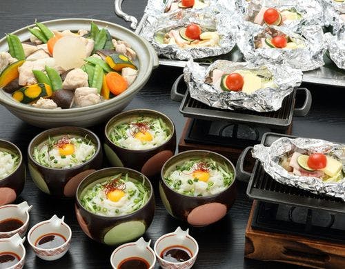 白金豚ときのこの香味味噌ホイル包み他