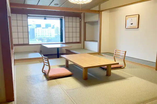 ห้องพักสไตล์ญี่ปุ่นพร้อมอ่างอาบน้ำ露天วิวแม่น้ำ