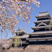 ปราสาทมัตสึโมโตะ (Matsumoto) (ฤดูใบไม้ผลิ)