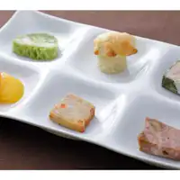 จานอาหารเรียกน้ำย่อย 6 ชนิด