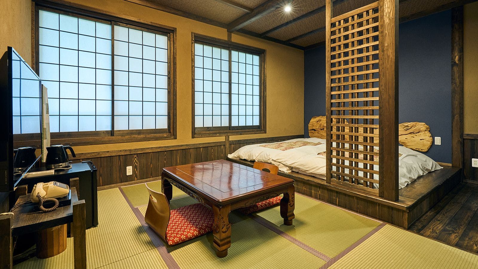 ห้องพักหลักแบบญี่ปุ่น + ห้องฟูก