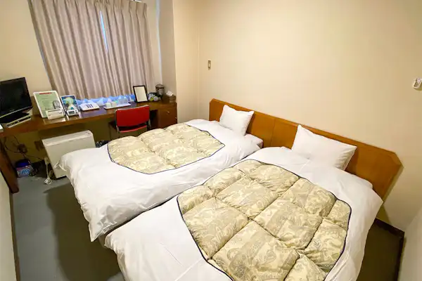 ตัวอย่างห้องพักแบบเตียงคู่