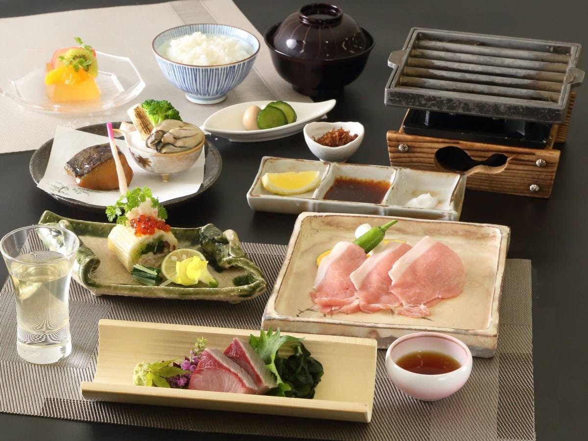 Contoh makan malam / Hidangan kreatif Kyoto [Musim Sejuk] Hozugawa